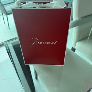 Baccarat Red Bag with White Accents